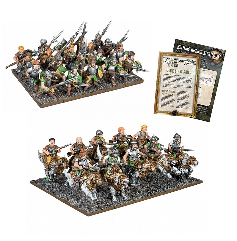 Charaktermodelle und Reitereinheiten der Halflings