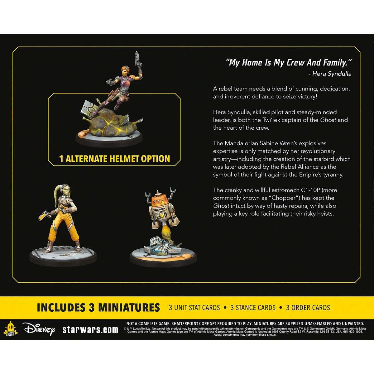 Star Wars: Shatterpoint – Make The Impossible Possible Squad Pack – neu & OVP Rückseite