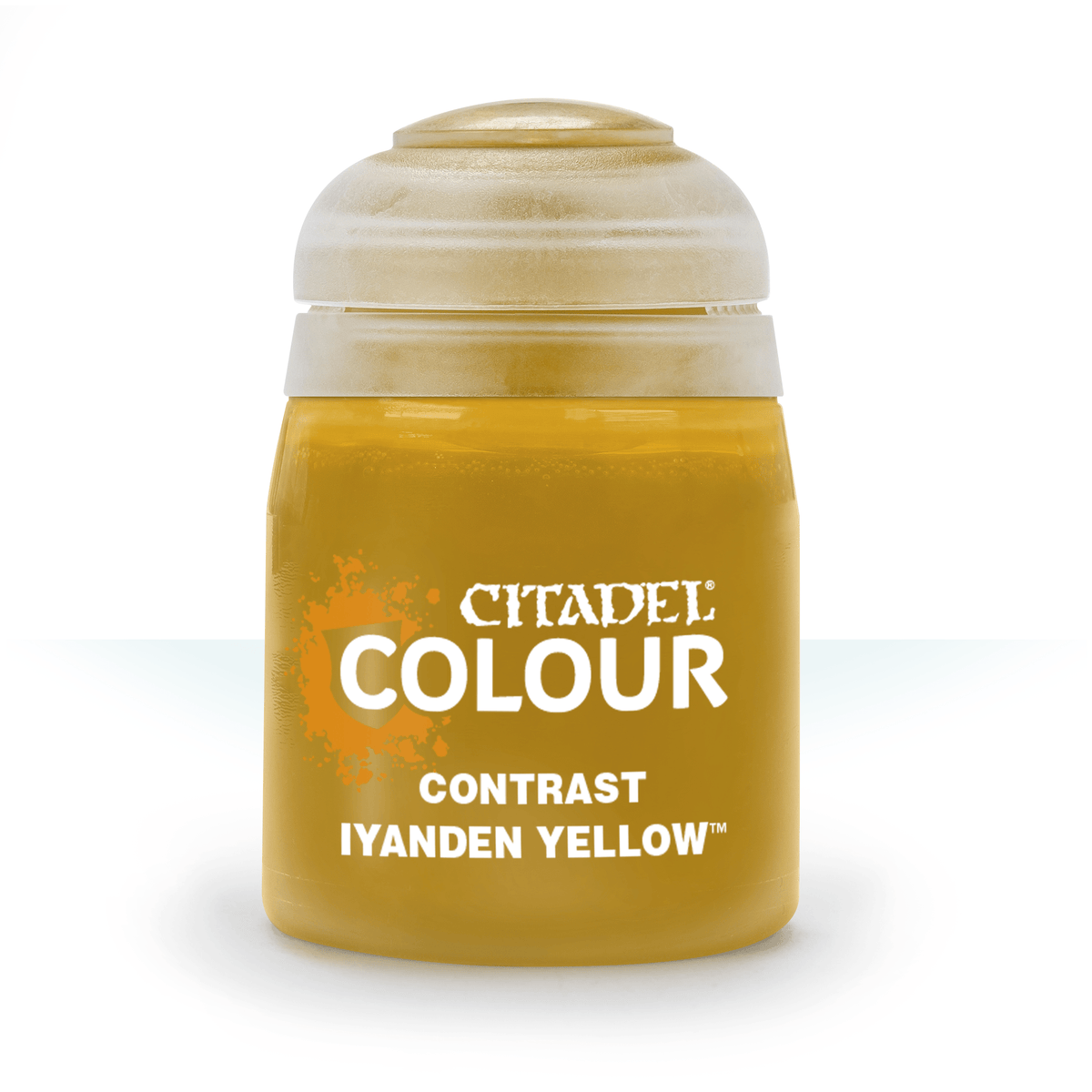 Warhammer Contrast Iyanden Yellow 18 ml gelbe Miniaturenfarbe von Games Workshop