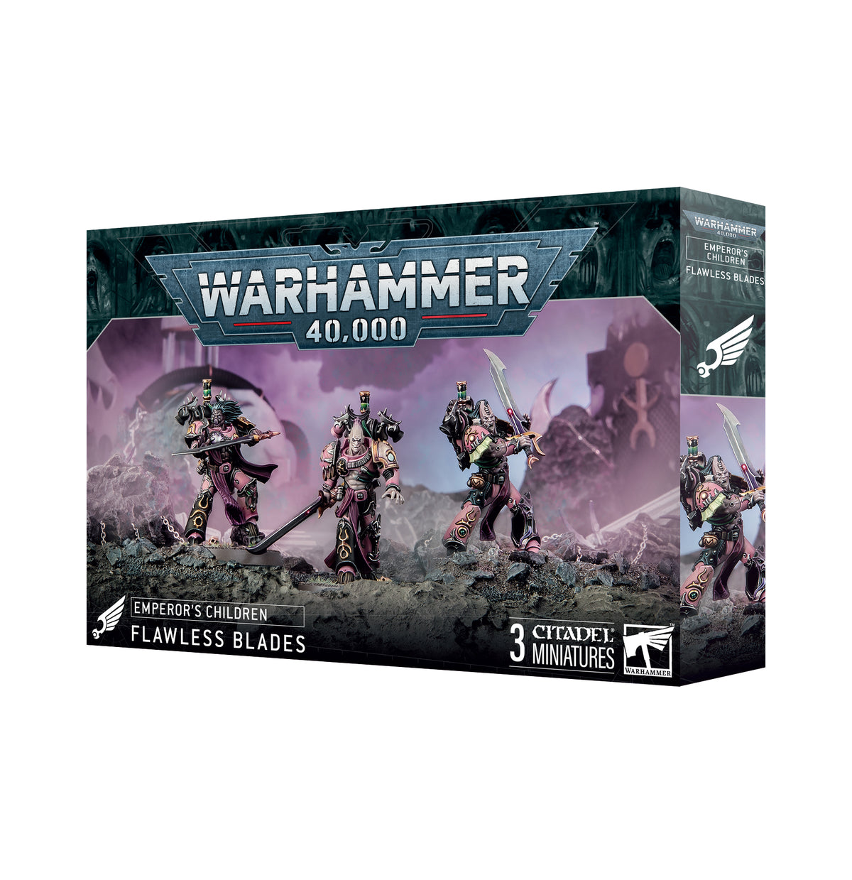 Emperor's Children Flawless Blades mit 3 Miniaturen für Warhammer 40.000 von Games Workshop