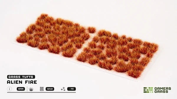GamersGrass Alien Fire Tuft 6 mm Wild Grasbüschel für Science-Fiction- und Fantasy-Bases