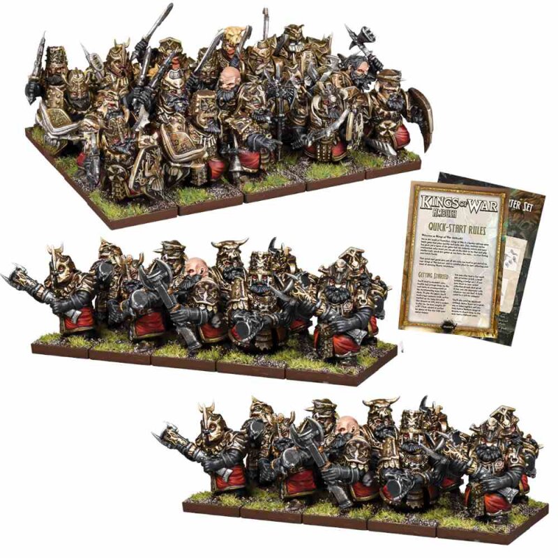 Abyssal Dwarf Ambush Starter Set Inhalt Übersicht