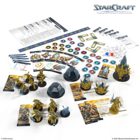 Protoss Miniaturen aus dem StarCraft Protoss Starter Set