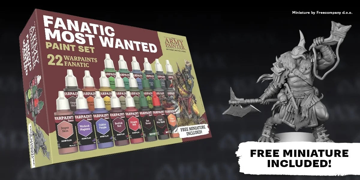 The Army Painter Fanatic Most Wanted Paint Set