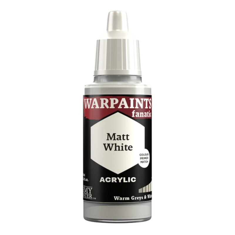 Matt White Warpaints Fanatic 18 ml von The Army Painter