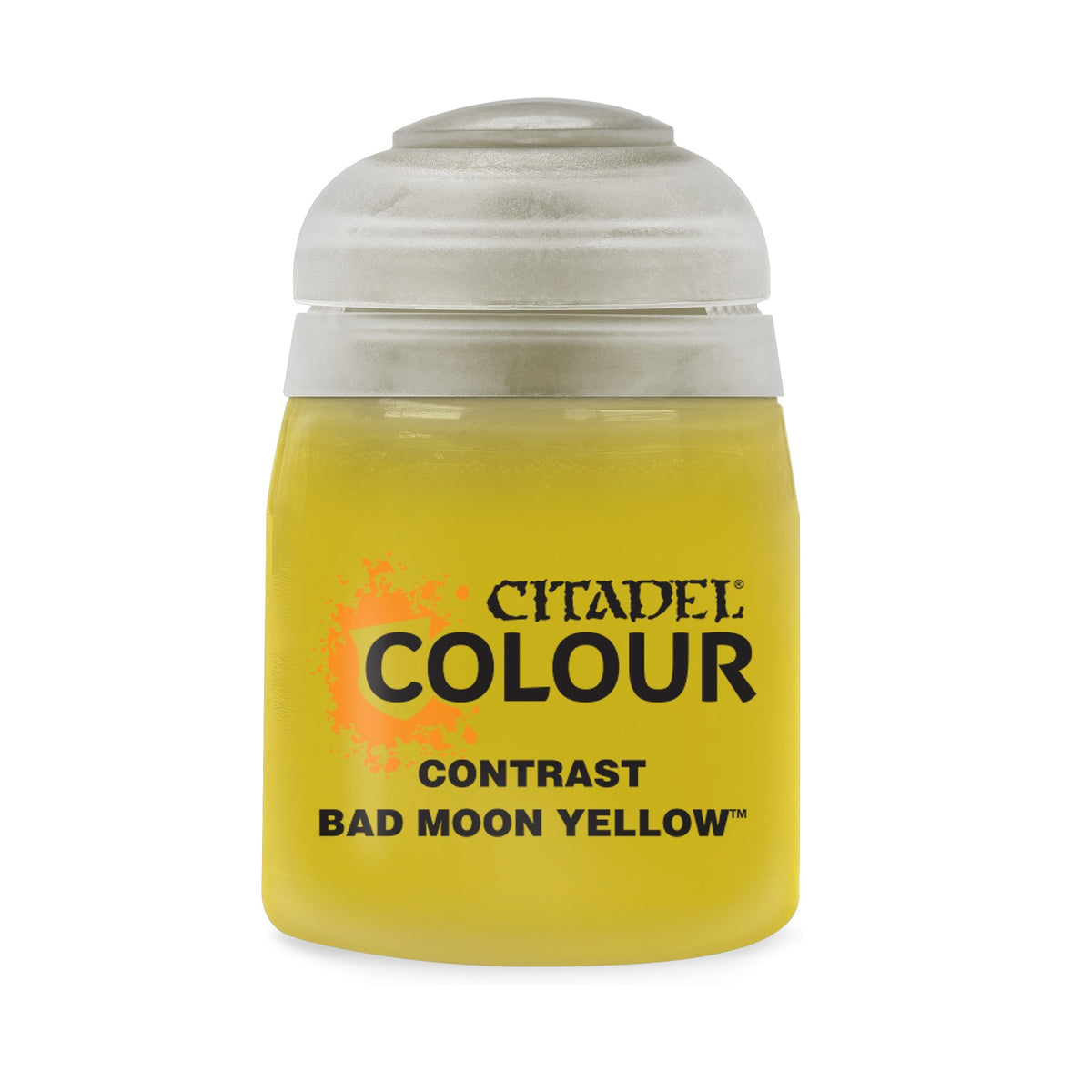 Warhammer Contrast Bad Moon Yellow 18 ml leuchtend gelbe Contrast Farbe von Games Workshop