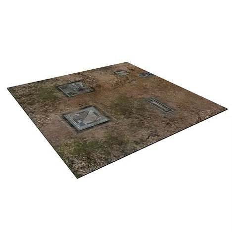 2 ft × 2 ft Deadzone Sector 3 Neoprene Gaming Mat