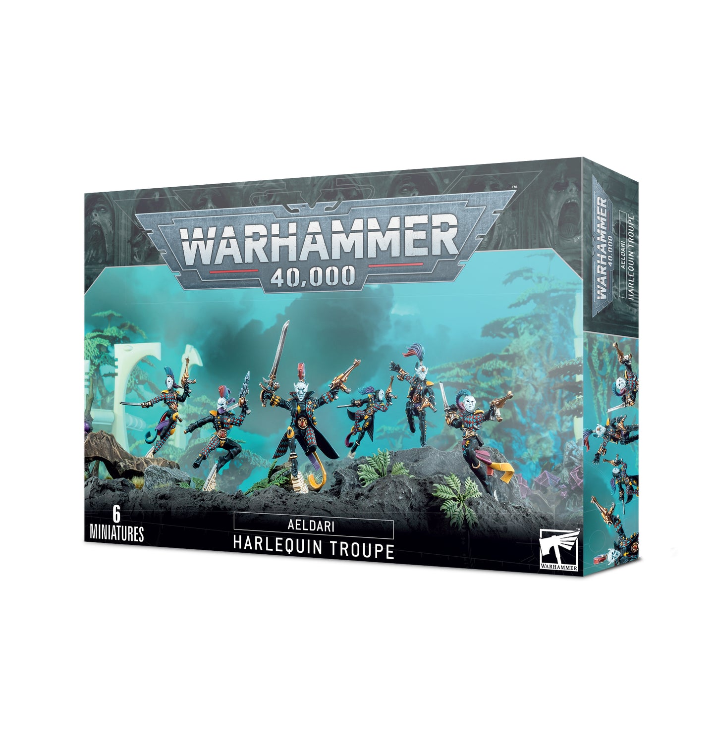 Aeldari Harlequin Troupe mit 6 Miniaturen für Warhammer 40.000 von Games Workshop