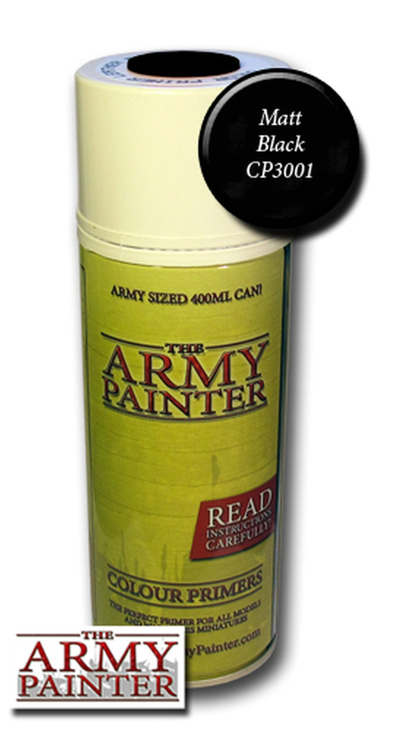 Army Painter Base Primer – Matt Black Spraydose 400 ml