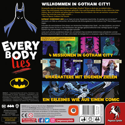 Batman Everybody Lies – Boxansicht Rückseite