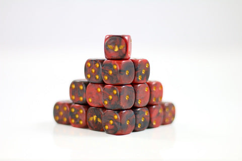 Bloody Angels D6 Sci-Fi Dice mit 20 sechsseitigen Würfeln im Science-Fiction-Design für Tabletop und Rollenspiele
