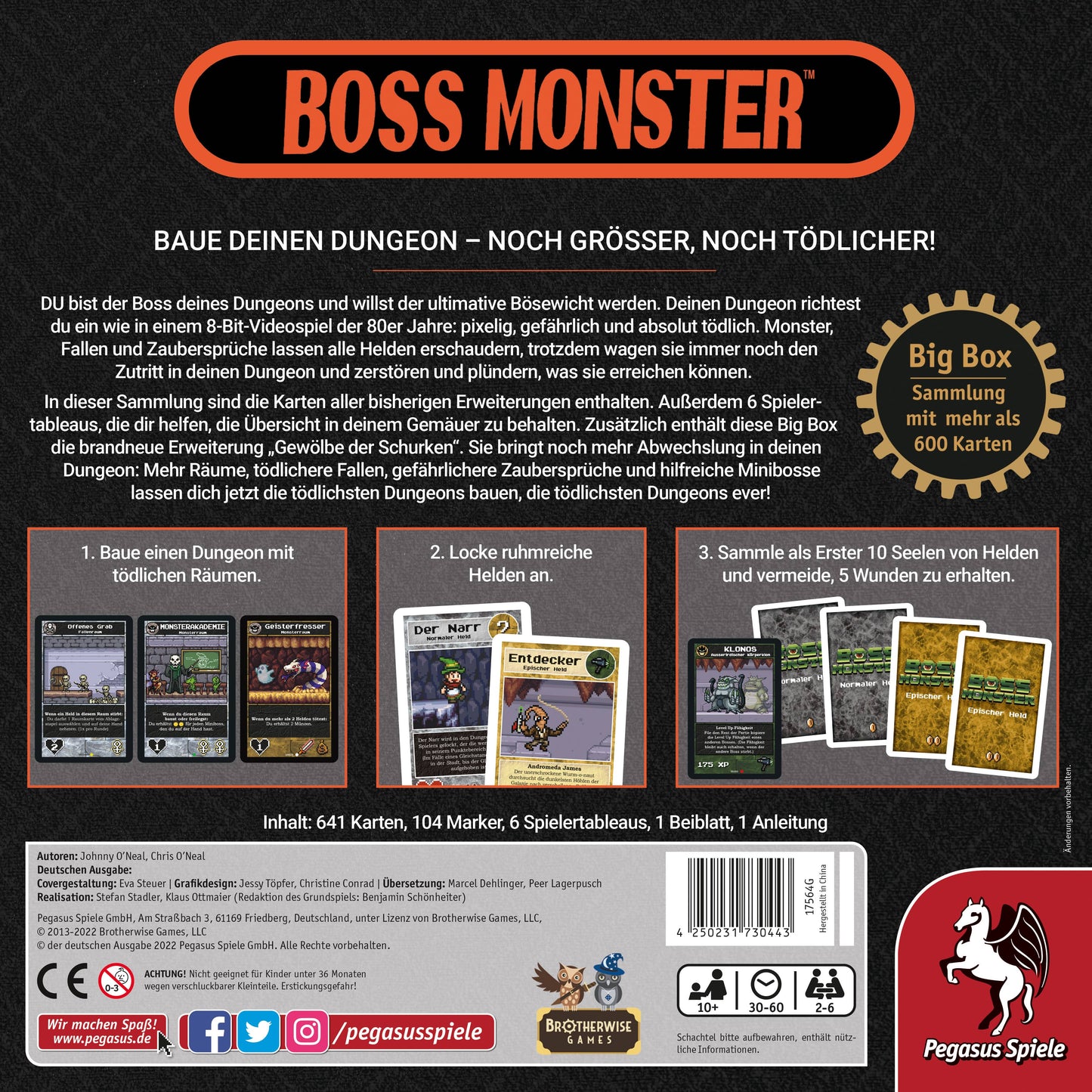 Boss Monster Big Box – Boxansicht Rückseite