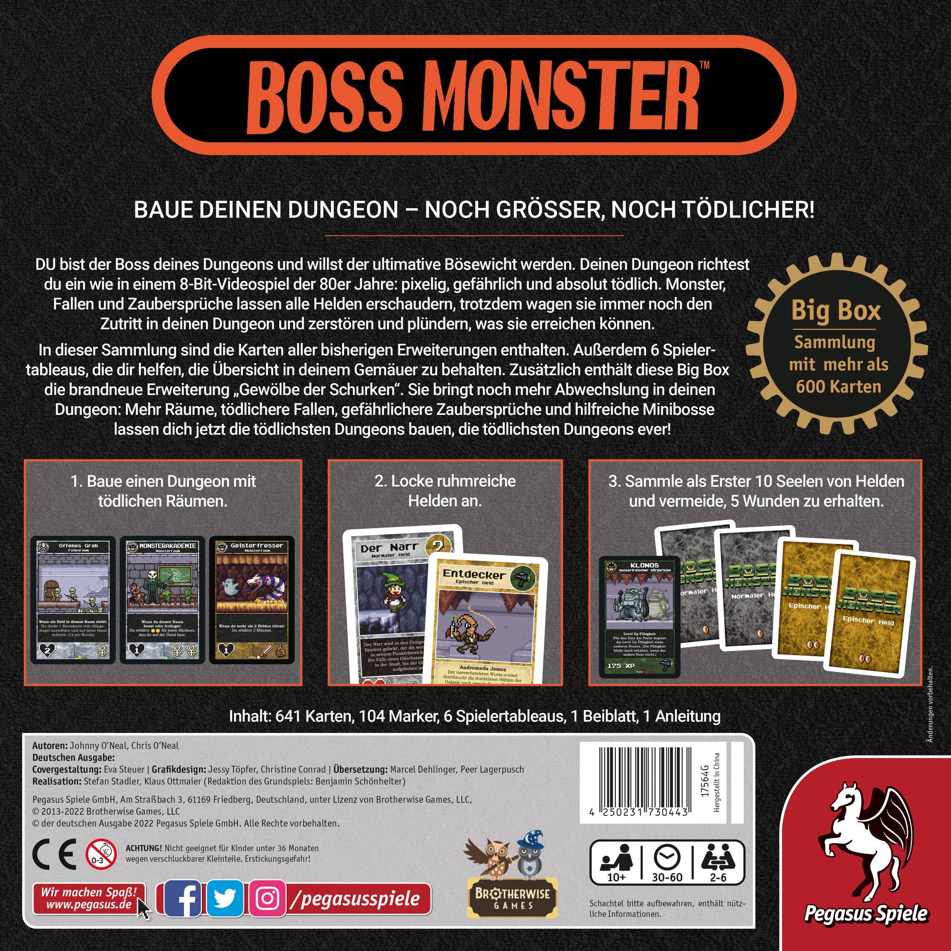 Boss Monster Big Box – Boxansicht Rückseite