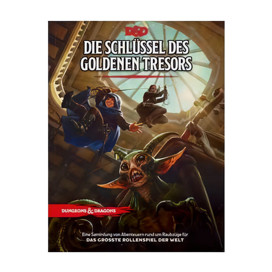 Dungeons & Dragons – Die Schlüssel des Goldenen Tresors – deutsches Abenteuerbuch – neu & OVP