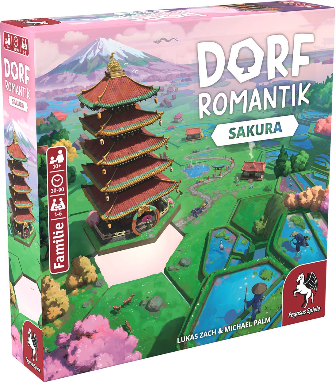 Dorfromantik – Sakura von Pegasus Spiele – eigenständiger Nachfolger mit Kirschblütenmotiv