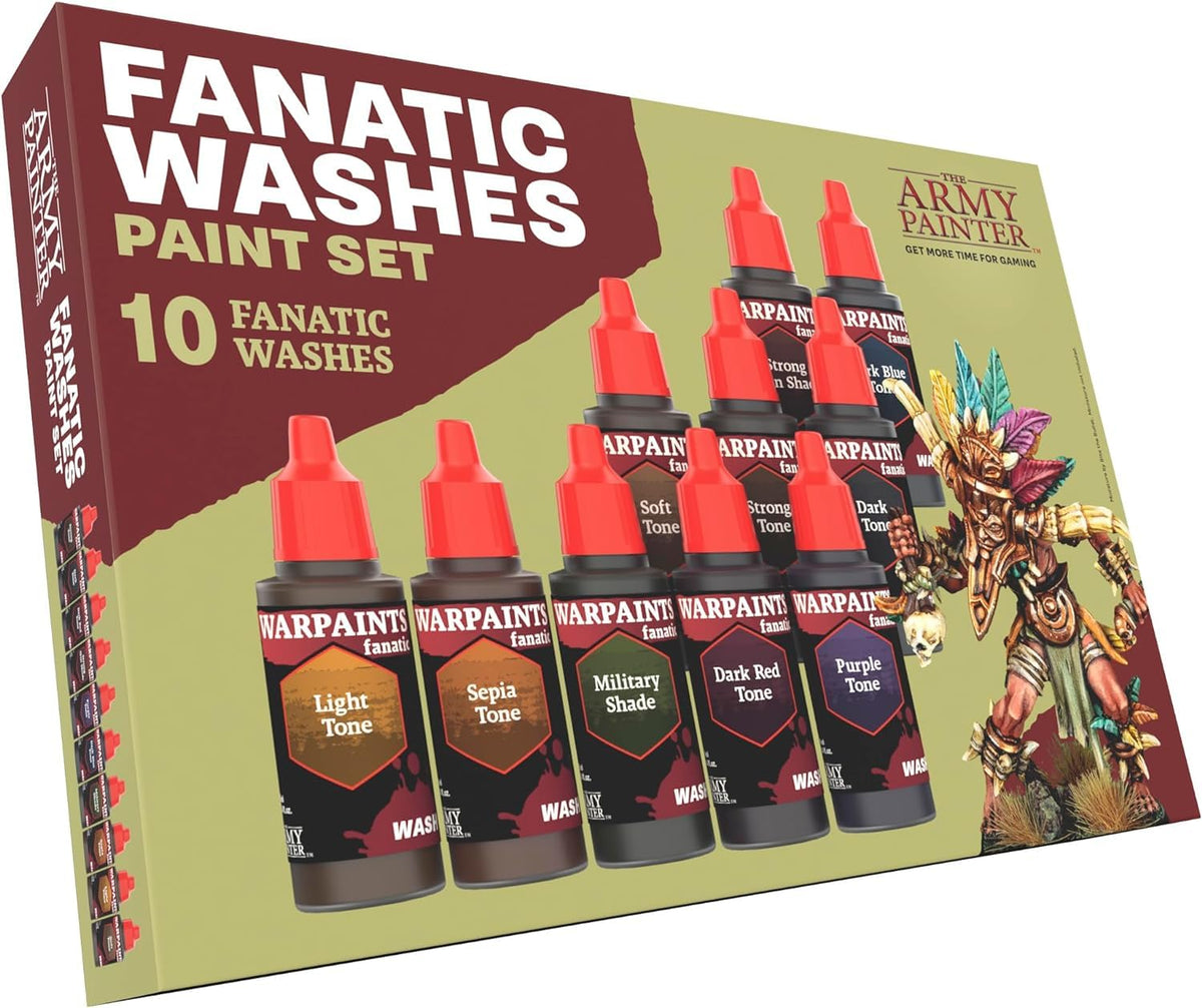 The Army Painter Warpaints Fanatic Washes Paint Set mit 10 Washes