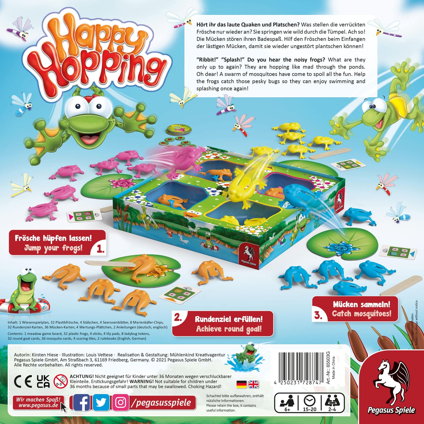 Happy Hopping – Boxansicht Rückseite