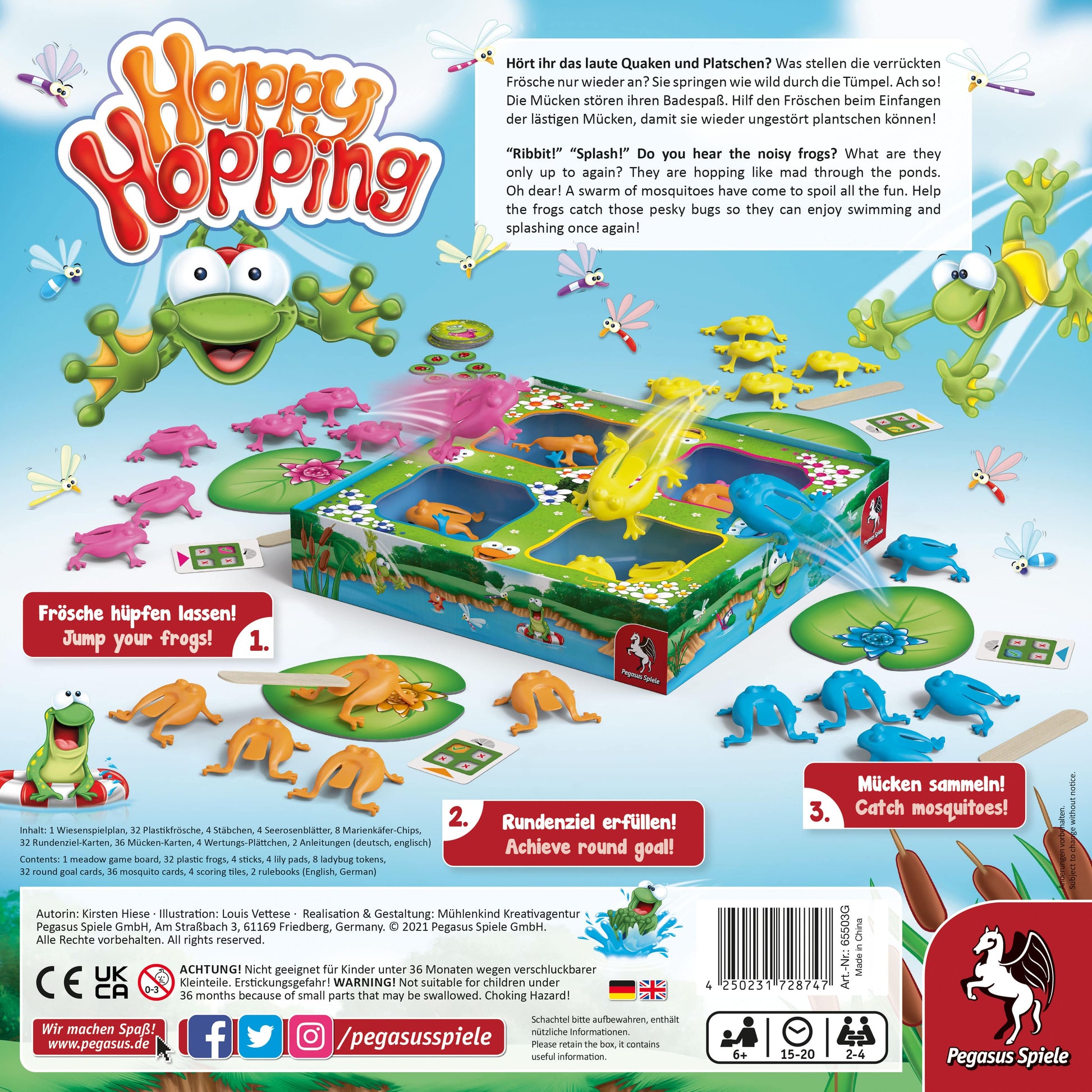Happy Hopping – Boxansicht Rückseite