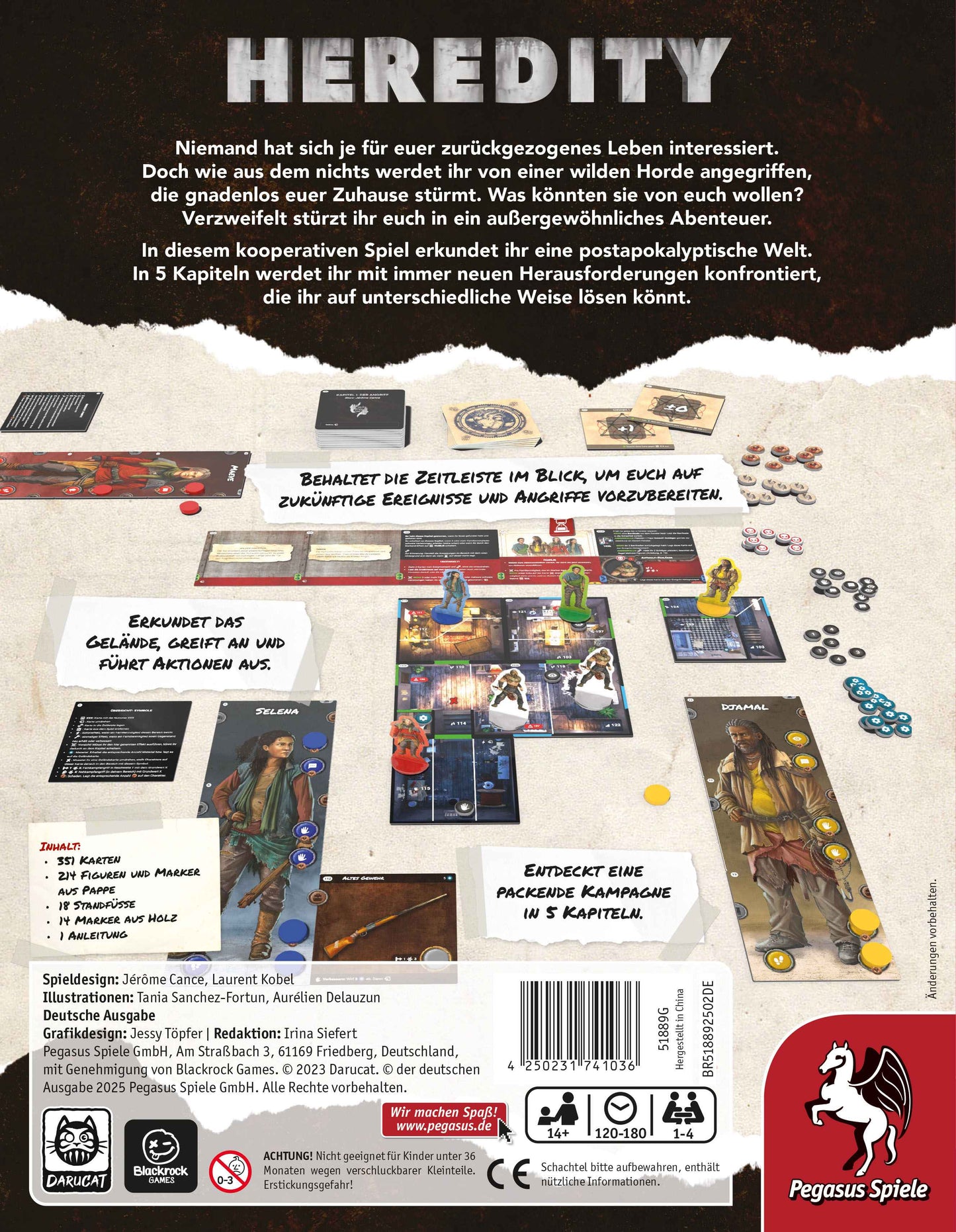 Heredity – Die Geschichte von Swan – Boxansicht Rückseite