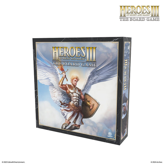 Boxansicht: „Heroes of Might & Magic III: The Board Game Core Game DE – Boxansicht“
