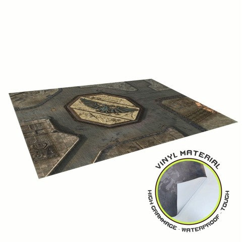 Bandua Imperial City 2 Play Mat 44 x 60 Zoll für Tabletop