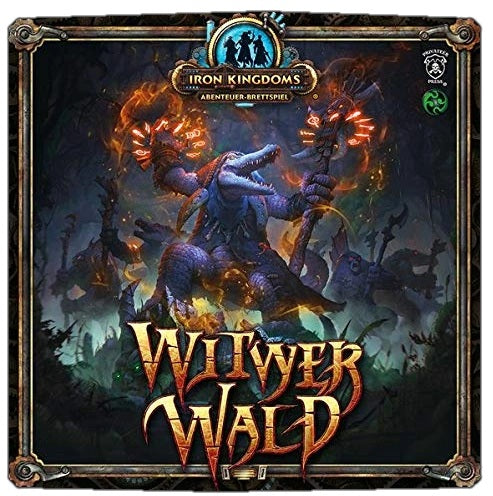 Iron Kingdoms: Witwer Wald – Vorderseite der deutschen Spielbox