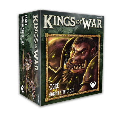 Kings of War – Ogres Ambush Starter Set – Box mit Oger-Miniaturen