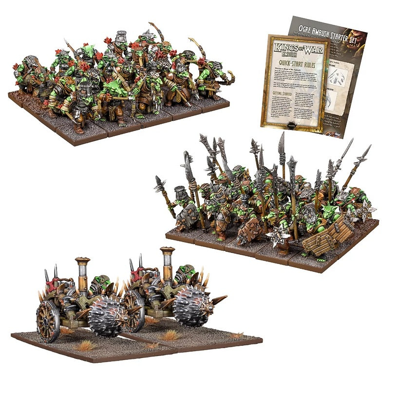 Charaktermodelle und Goblin-Krieger in Gruppenansicht