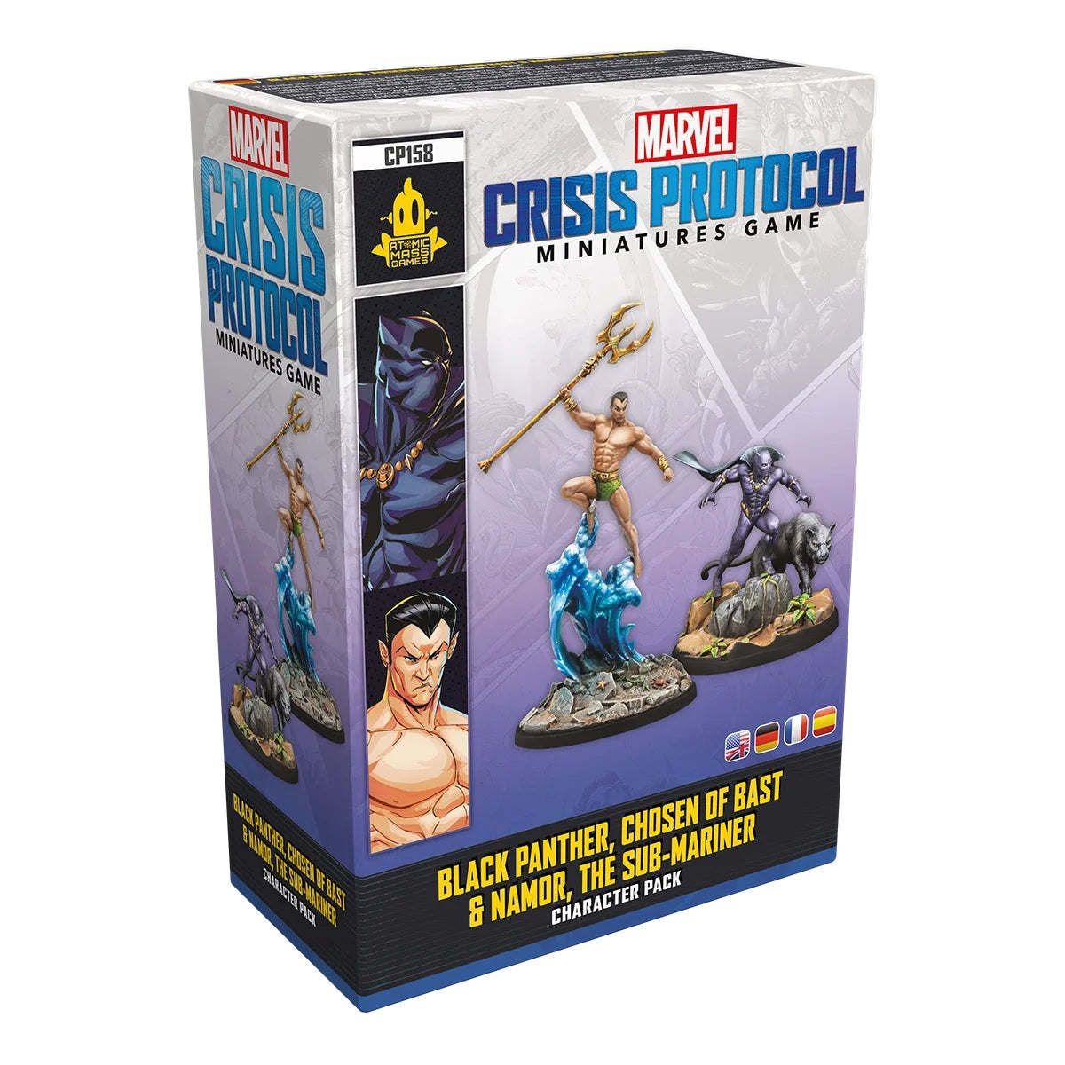 Marvel Crisis Protocol – Black Panther, Chosen of Bast & Namor, the Sub-Mariner – neu & OVP