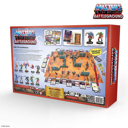 Masters of the Universe Battleground Starter Set – Boxansicht Rückseite