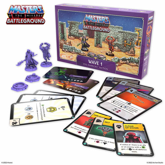 MotU Battleground Evil Warriors Faction – Boxansicht mit Inhalt