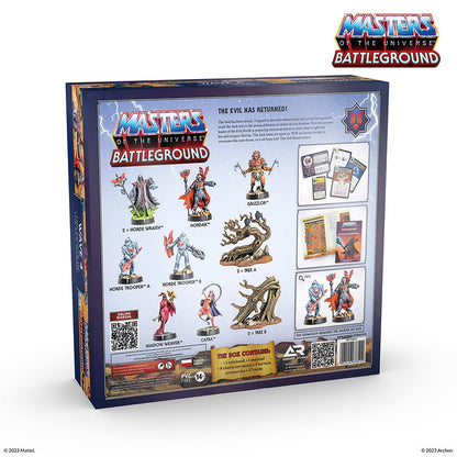 Masters of the Universe Battleground Wave 4 The Power of the Evil Horde – Boxansicht Rückseite