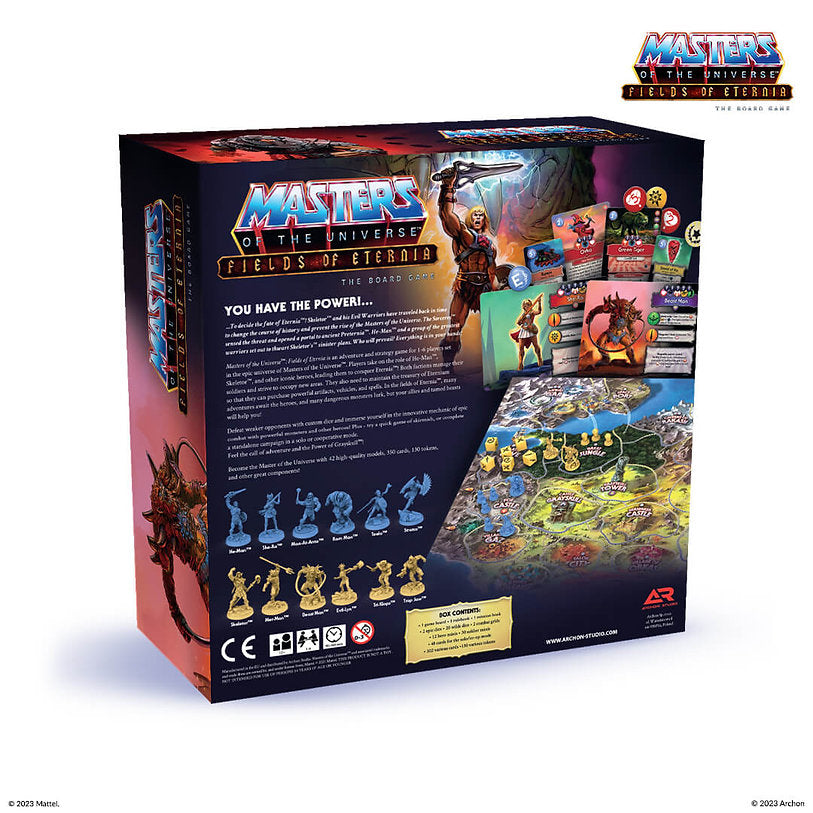 Masters of the Universe: Fields of Eternia – Core Game – Boxansicht Rückseite