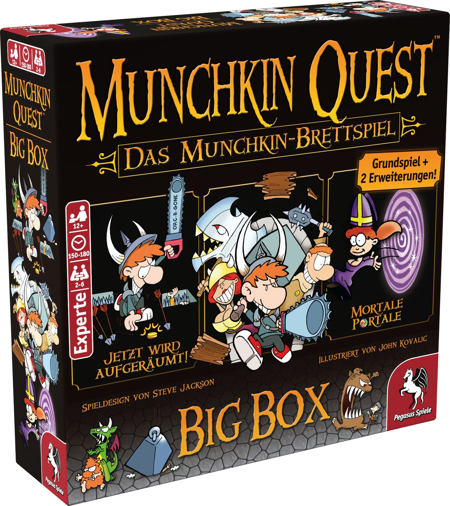 Munchkin Quest Big Box – Boxansicht