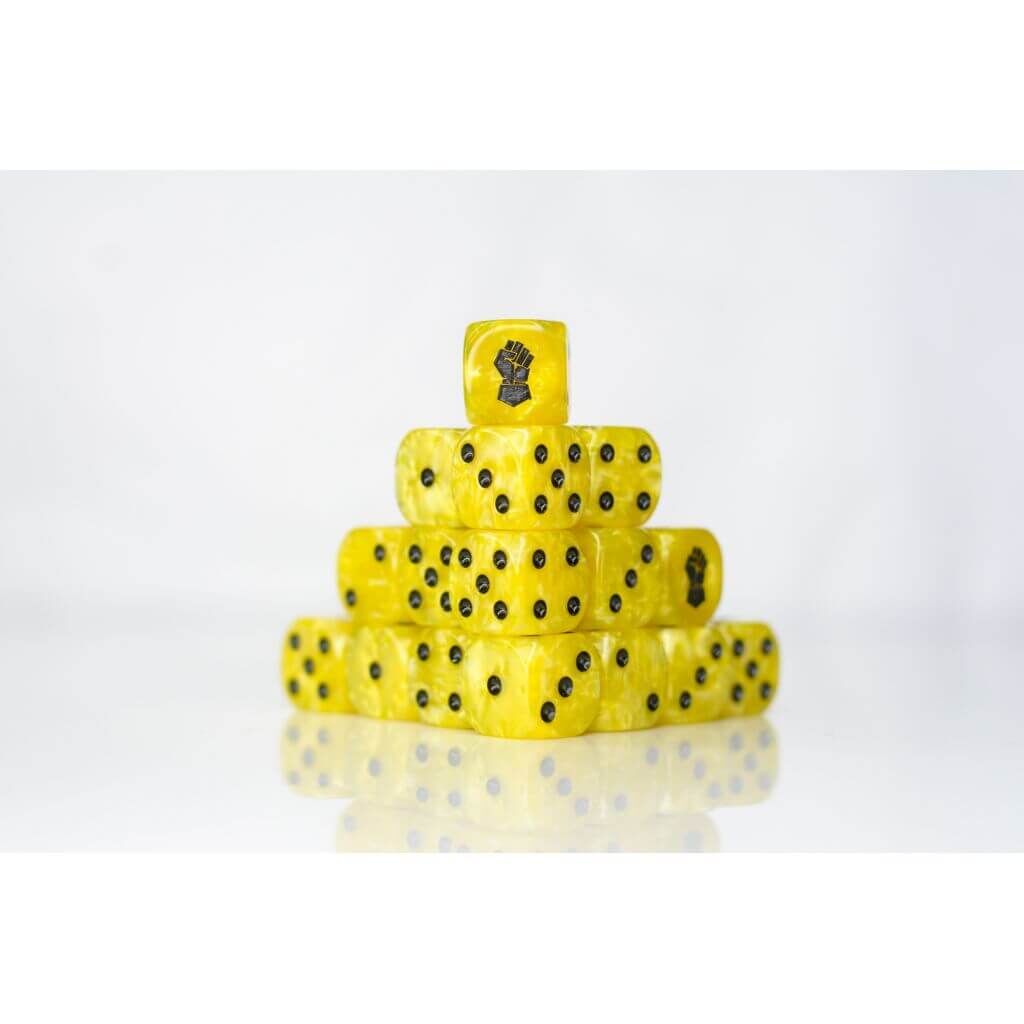 Royal Fist D6 Sci-Fi Dice Würfelset mit 20 sechsseitigen Würfeln