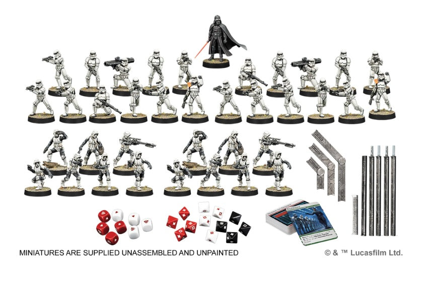 Star Wars: Legion – Galactic Empire Starter Set Inhalt