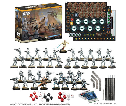 Star Wars: Legion – Galactic Republic Starter Set Inhalt