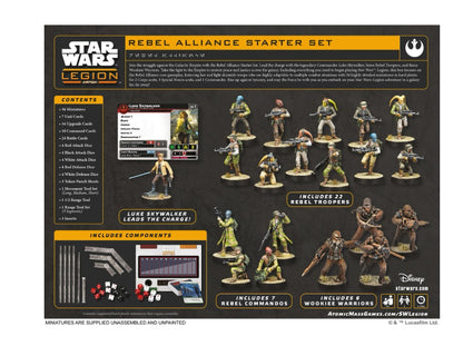 Star Wars: Legion – Rebel Alliance Starter Set Rückseite