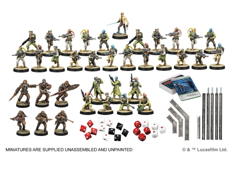 Komponentenübersicht der Rebellen-Starterbox