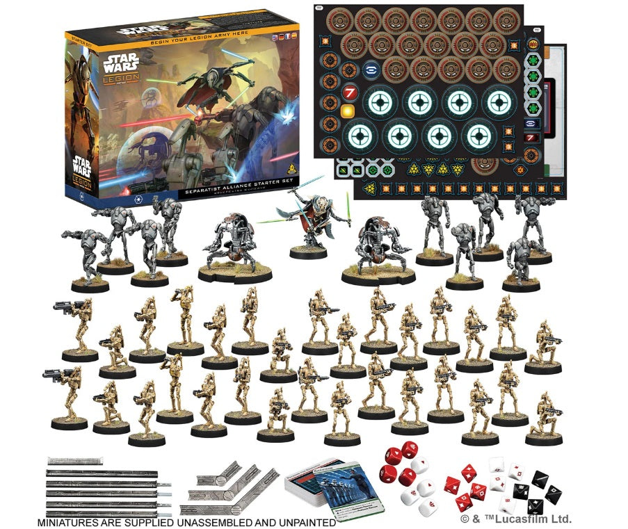 Star Wars Legion – Separatist Alliance Starter Set Inhalt