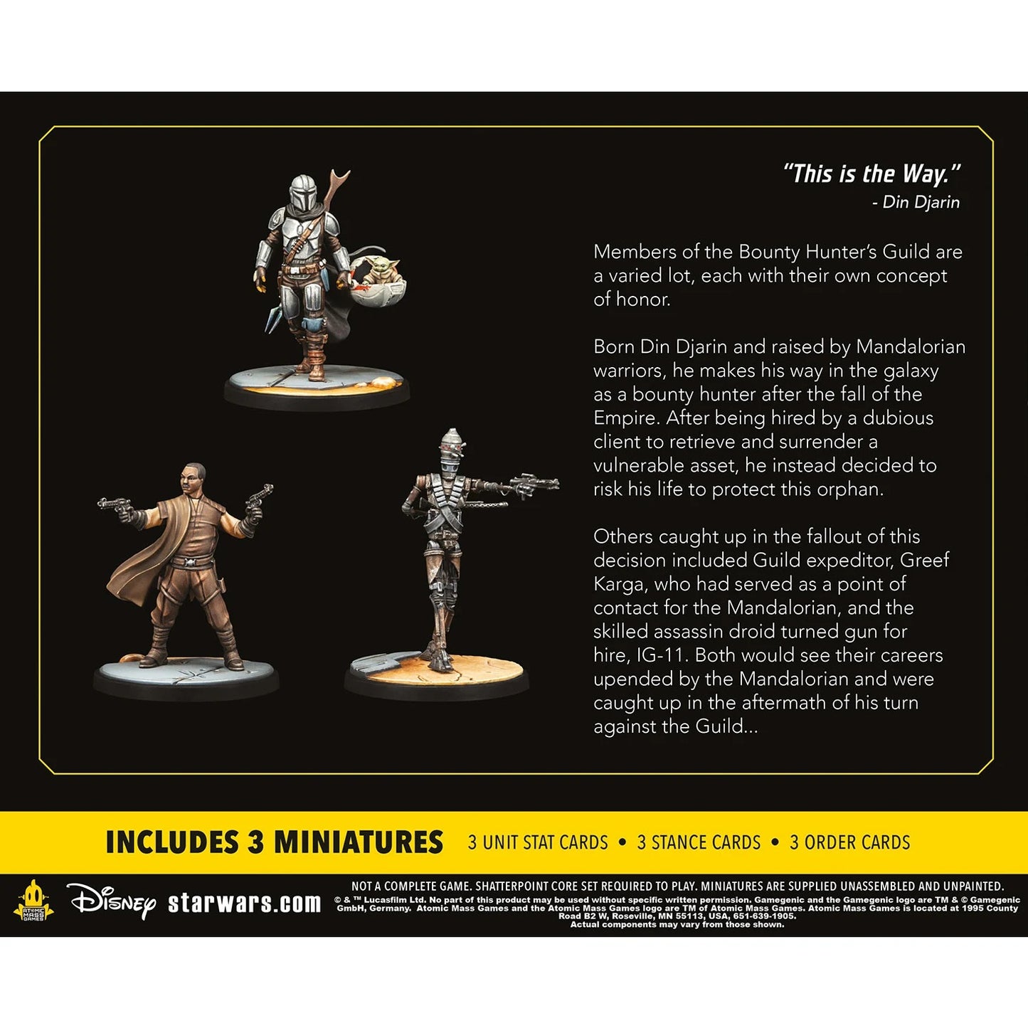 Star Wars: Shatterpoint – Rückseite