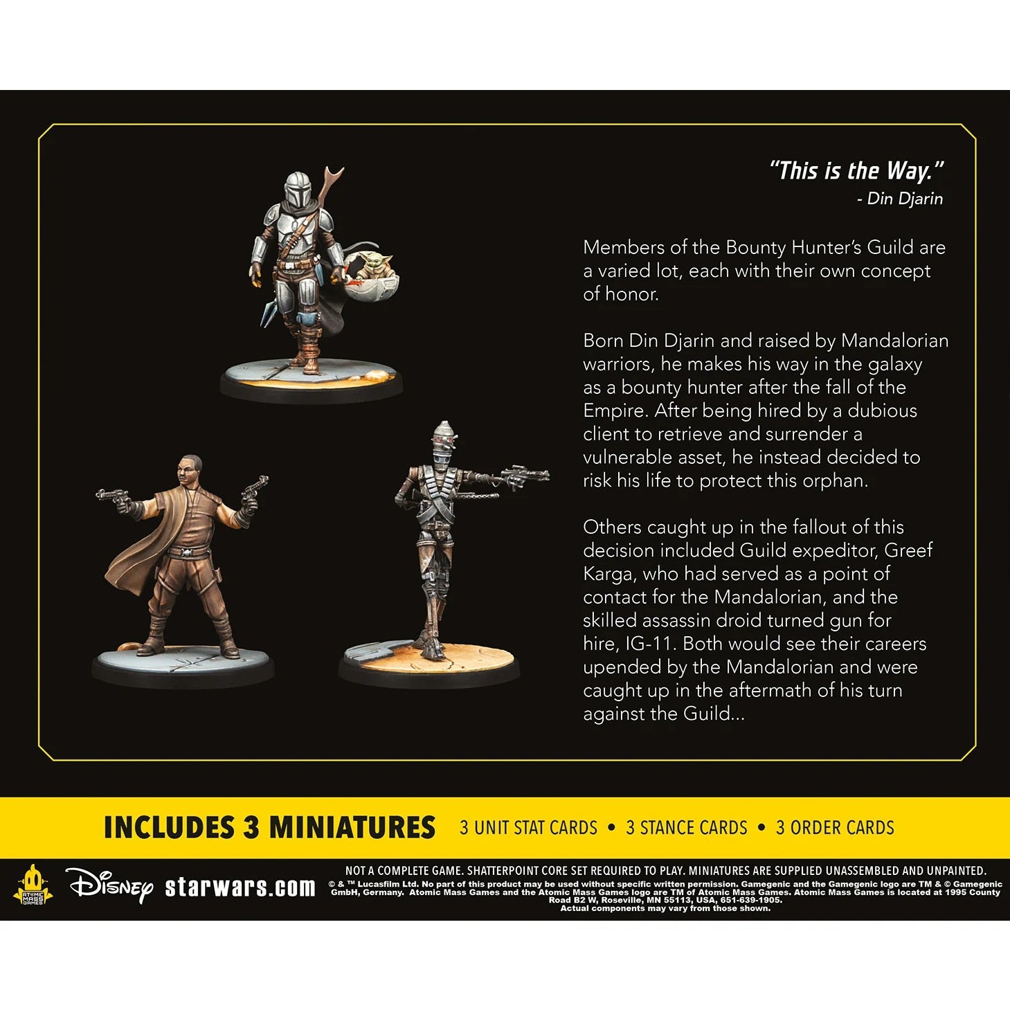 Star Wars: Shatterpoint – Rückseite