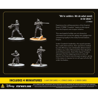 Star Wars: Shatterpoint – Good Soldiers Follow Orders Squad Pack – neu & OVP Rückseite