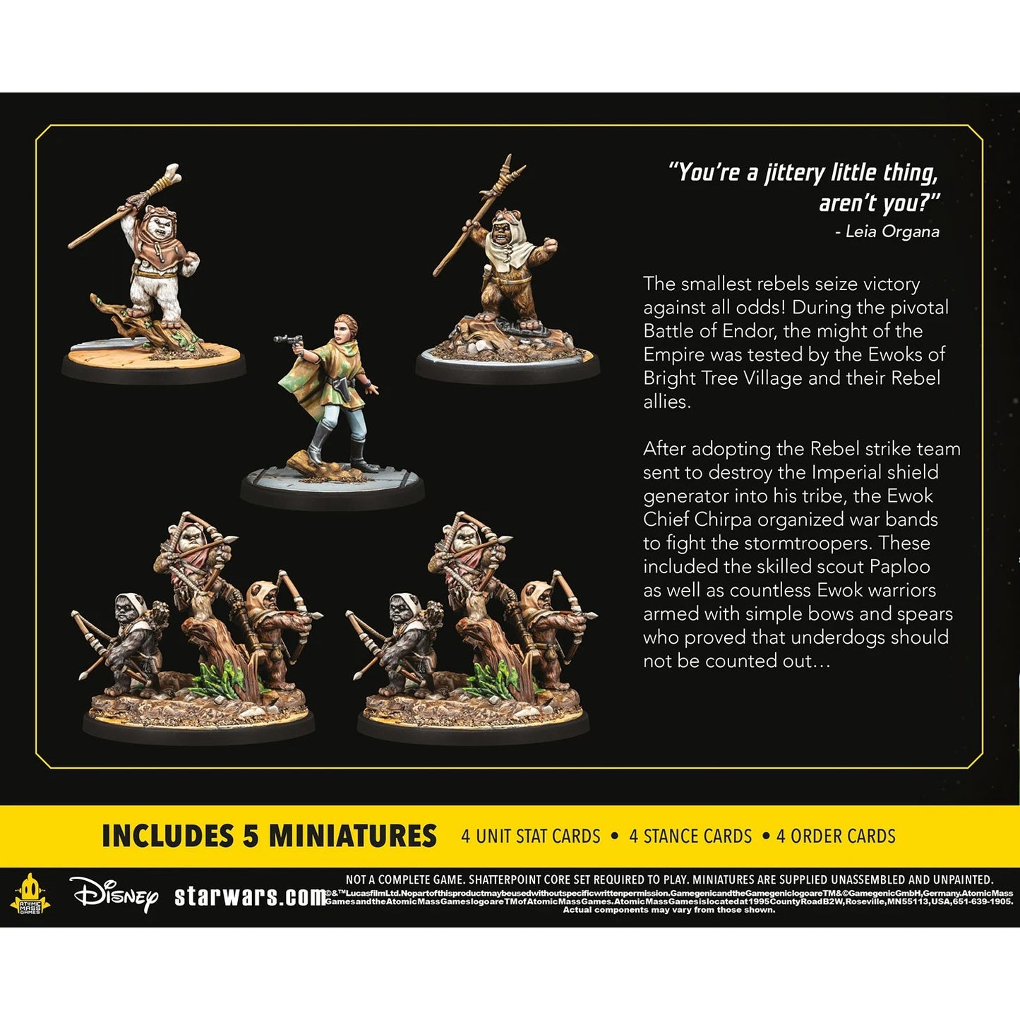 Star Wars: Shatterpoint – Ee Chee Wa Maa! Squad Pack – neu & OVP Rückseite