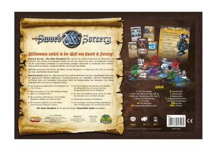 Sword & Sorcery Die Alten Chroniken Rückseite