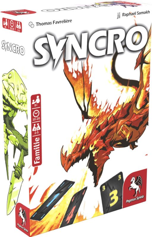Syncro Kartenspiel von Pegasus Spiele mit Zauberern, Monstern und kooperativer Spielmechanik ohne Kommunikation
