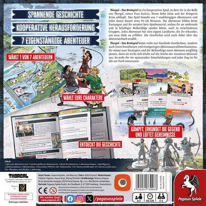 Thorgal The Board Game – Boxansicht Rückseite