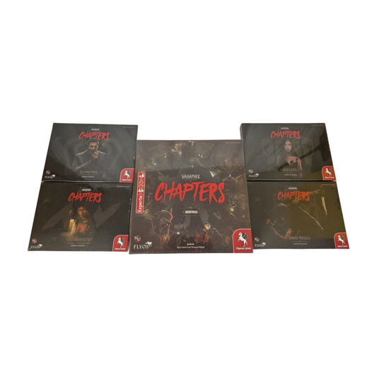 Vampire: Die Maskerade – CHAPTERS Bundle mit Grundspiel und 5 Erweiterungen, neu & OVP