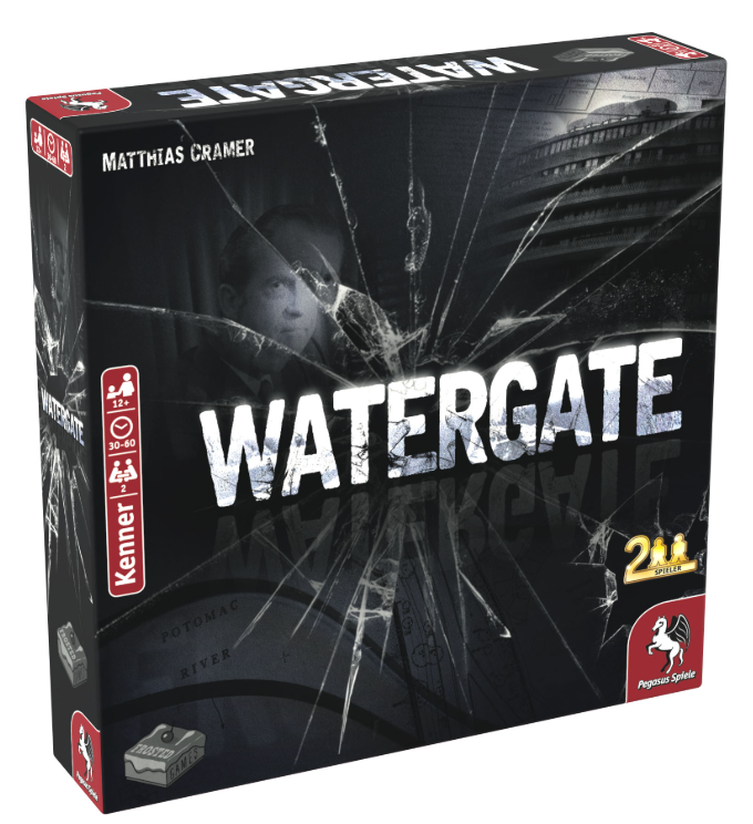 Watergate – Brettspiel Schachtel Vorderseite