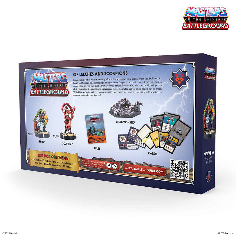 Masters of the Universe Battleground Wave 6 Evil Horde Faction – Boxansicht Rückseite